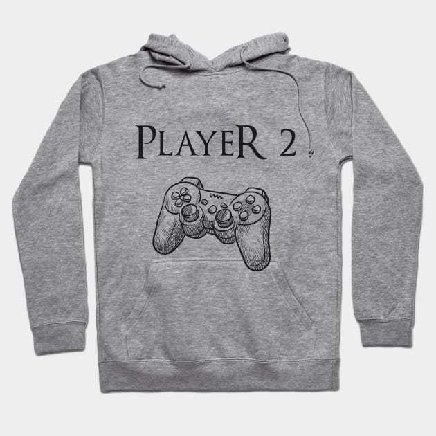 Father and son matching, Player 2 Player 2, Joypad, Controller, gaming Hoodie by GlossyArtTees